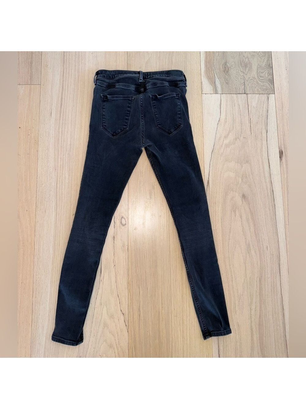 Abercrombie & Fitch Black Harper Low Rise Jean Legging Size 27 - Picture 5 of 5